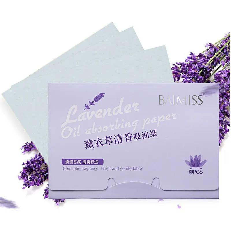 Mint Fragrance Oil Blotting Sheets De-grease Oil-control Portable Environmentally Friendly Oil Blotting Paper
