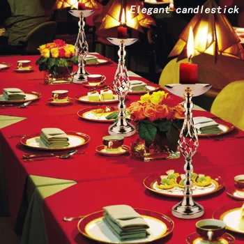 

Elegant Tall Wedding Flower Column Display Metal Standing Flower Arrangement