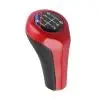 D Leather Red Car Gear Shift Knob 5/6 Speed Shifter Car Gear Shift Knob Universal Manual Gear Ball Lever Stick For E46 Etc D2 - Название цвета: D