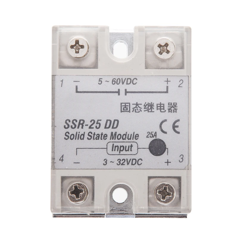 Твердотельные реле SSR DC-DC 25A 3-32VDC/5-60VDC