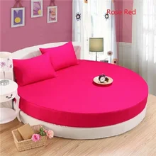 Colchón redondo de terciopelo súper pluma suave, cama redonda antideslizante gruesa de 2 metros, núcleo de colcha para Hotel