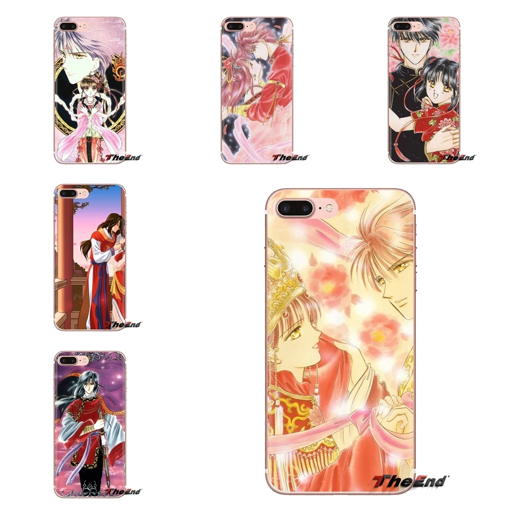 For iPhone XS Max XR X 4 4S 5 5S 5C SE 6 6S 7 8 Plus Samsung Galaxy J1 J3 J5 J7 A3 A5 Fushigi Yuugi OVA 2 anime TPU Shell Covers |