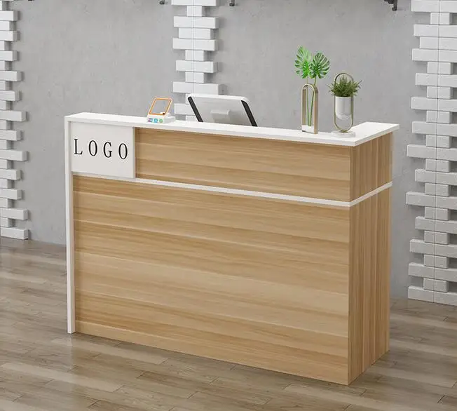 Modern cashier counter, small counter, clothing store, beauty salon, hairdressing salon, bar table, reception desk