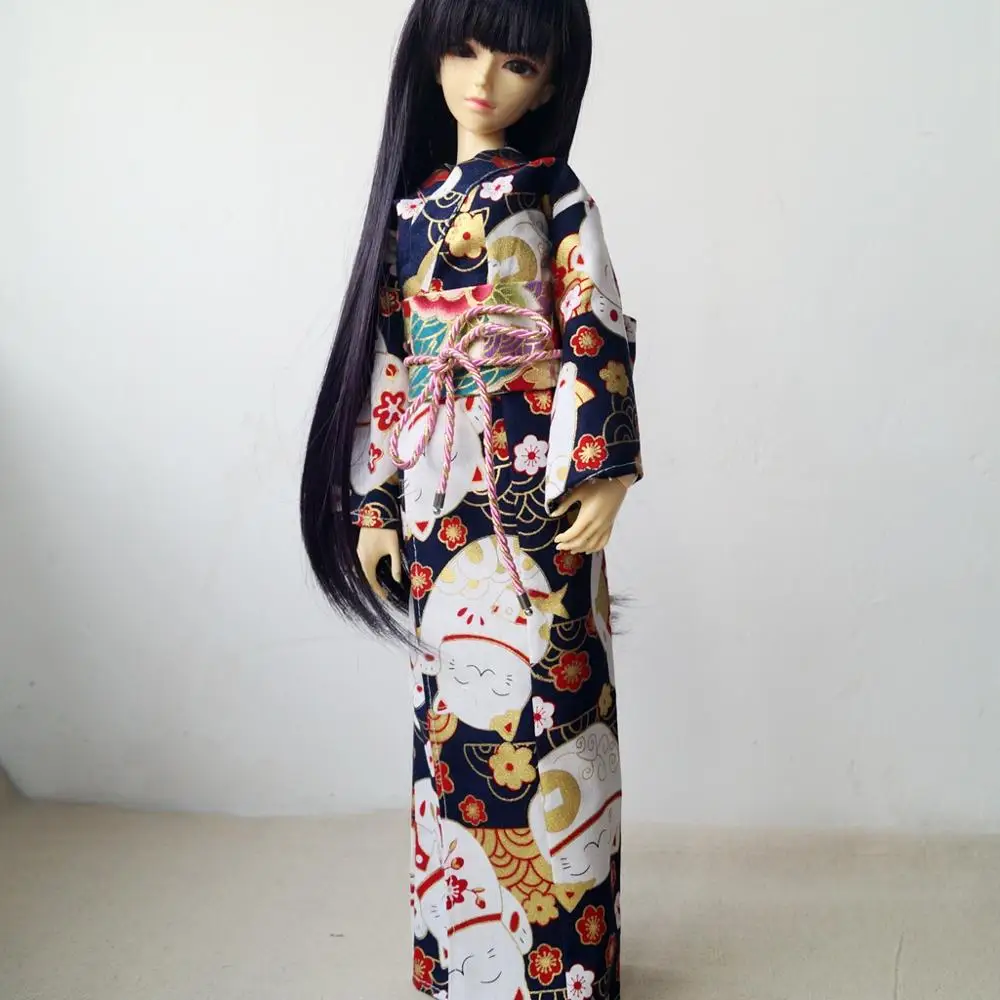 OOAK японский стиль кимоно для кошек платье 1/4 17 &quot44 см 1/3 1/6 Высокая Женская BJD MSD DK DZ