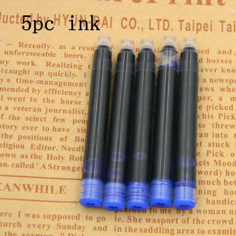 Jinhao 599 матовый фиолетовый лакированный SilverTrim M перьевая ручка - Цвет: INK