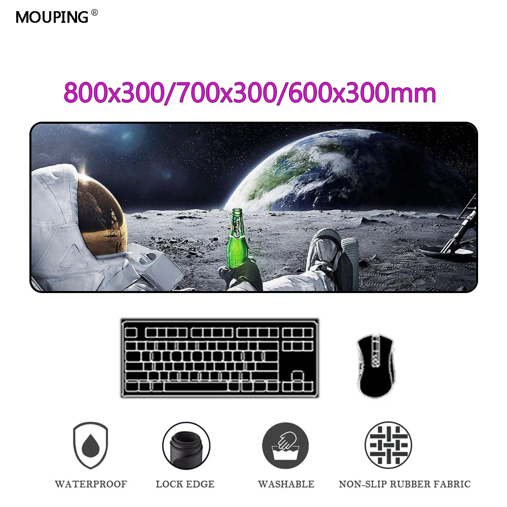 MOUSE MAT SPACE RETRO GAMING FUNNY QUALITY FUN MOUSE MAT LBS4ALL 