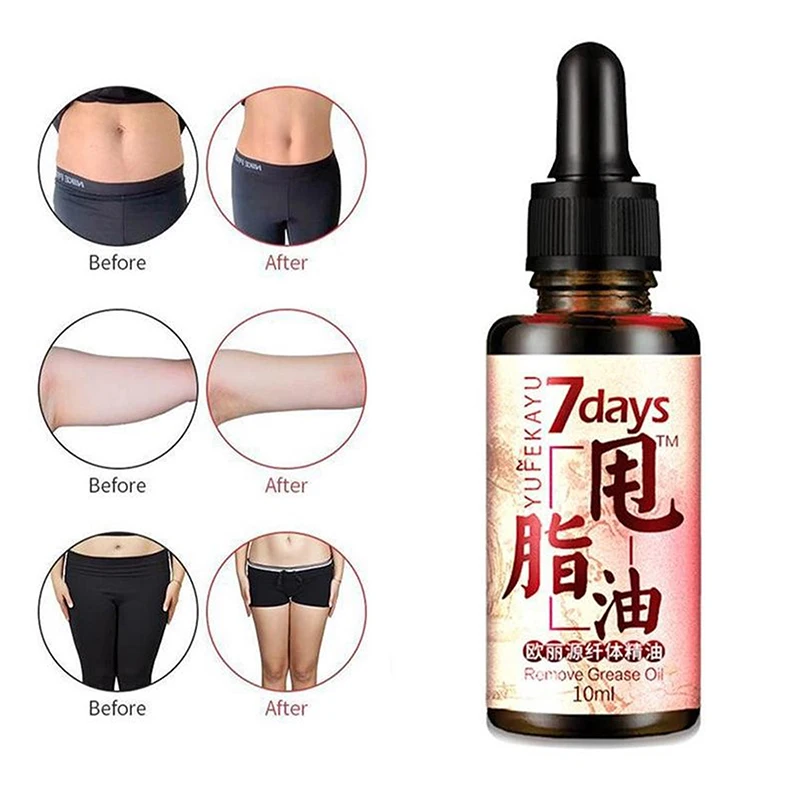 slimming oil losing weight fat burning 10ml Massage Essential Oil Promotes Fat Burning Waist Body Care 1pc | Красота и здоровье