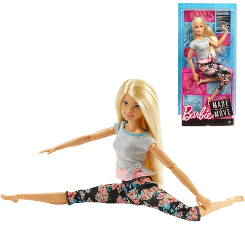 Барби 6 стиль гимнастическая кукла йоги DHL81 скейтборд движение Кукла Барби девочка Рождество День рождения игрушки подарок FTG80 - Цвет: FTG81