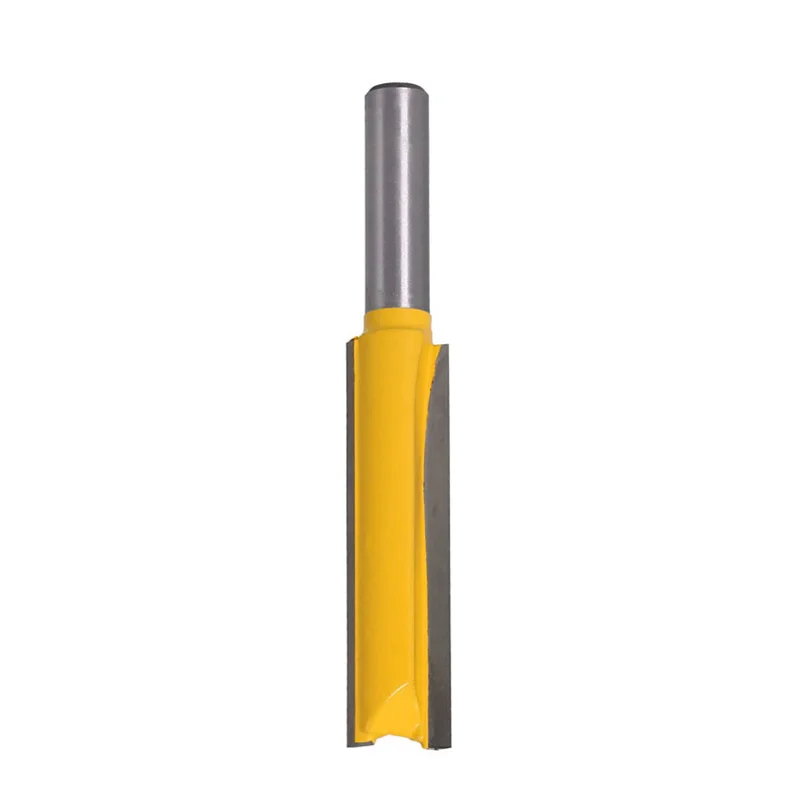

1piece 8mm Straight Router Flush Shank Trim Routers Bit Woodworking Carbide Extra Long Milling Cutter
