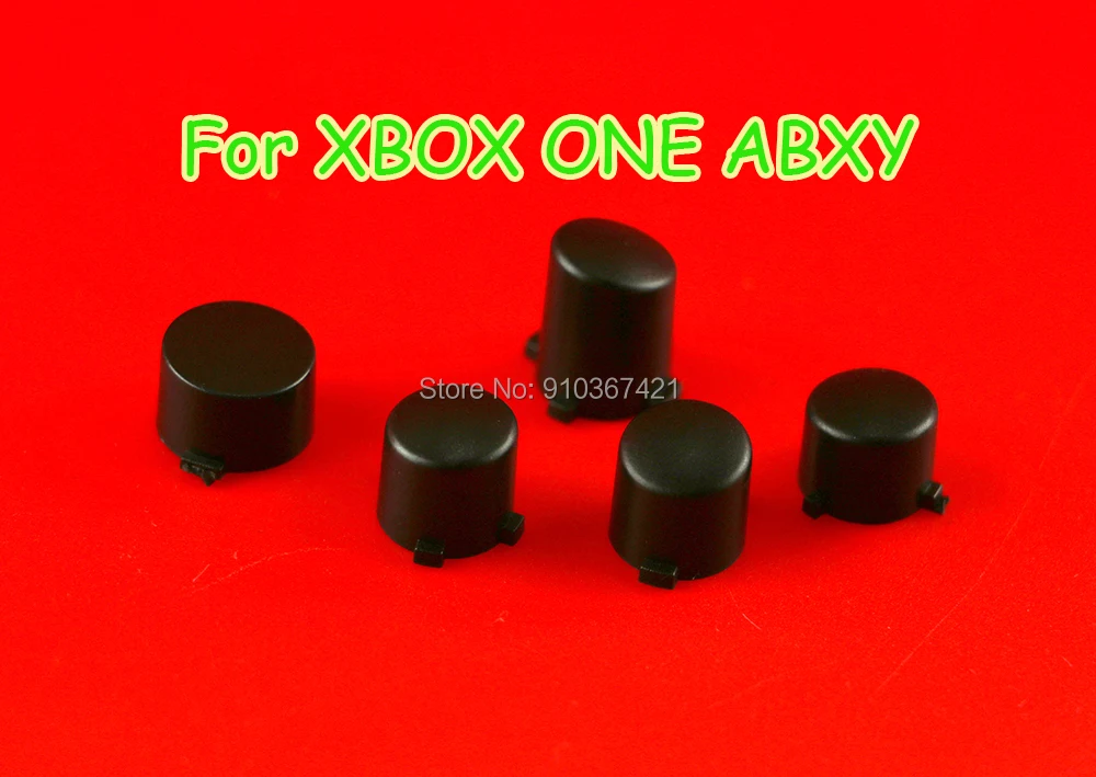 2 Set/Lotto Per Xbox One Xboxone Controller Sostituzione Pulsanti Bianco Nero Kit Abxy + Pulsanti Guida Accessori Pulsanti Di Ricambio