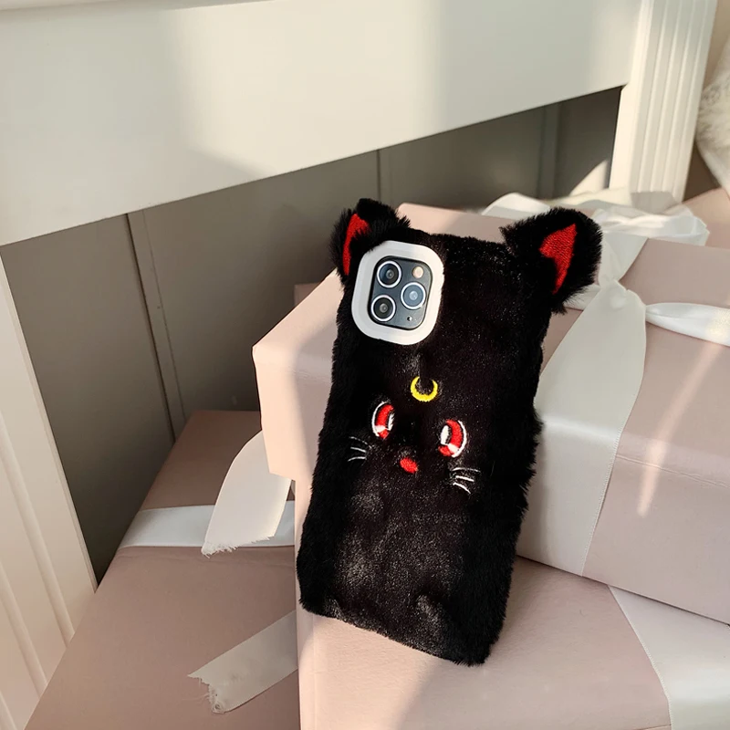 От Jenny милый мультфильм для-iPhone 11 Pro x xr xs max 7 8 Plus плюшевый Защитный Мягкий чехол для телефона с животными
