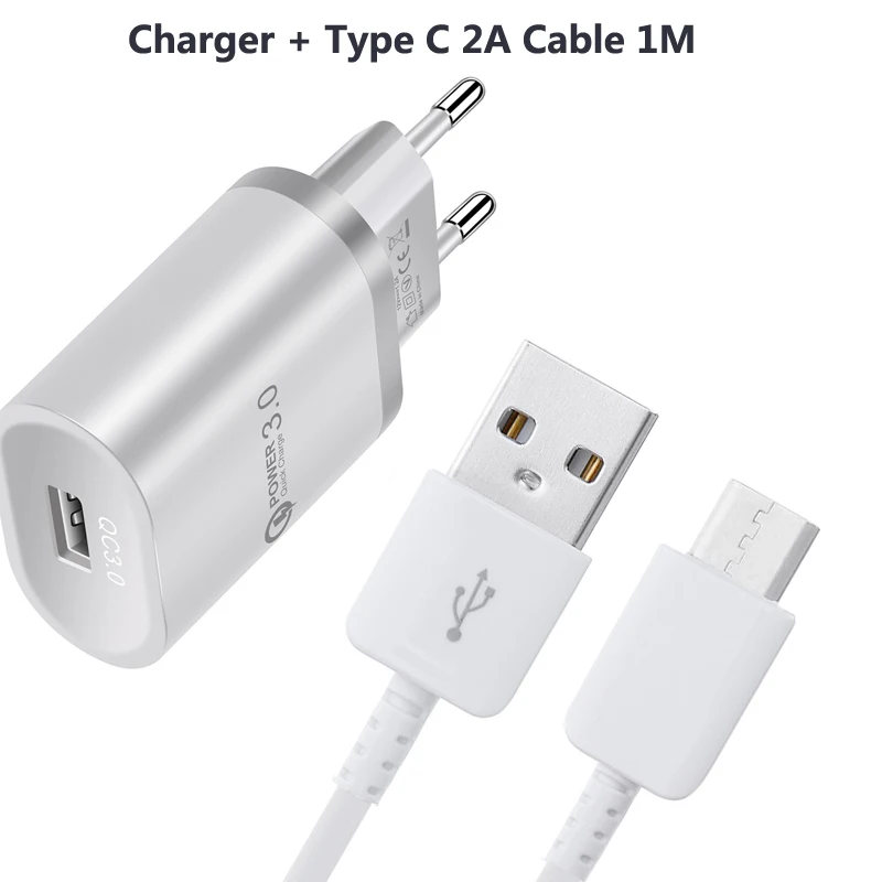 Зарядный кабель для передачи данных 5А типа C для samsung S10 S9 S8 Note 9 10 Pro Redmi 7A 8 8A Note 7 8 Pro, быстрая зарядка через USB для мобильных телефонов QC 3,0 - Тип штекера: Charger 2A Cable