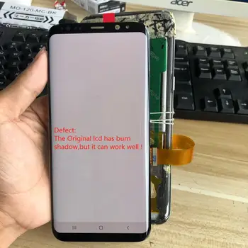 

Original LCD For Samsung Galaxy S8 plus G955FD G955F LCD S8Plus G955 Burn-in Shadow Display With Touch Screen Digitizer Assembly