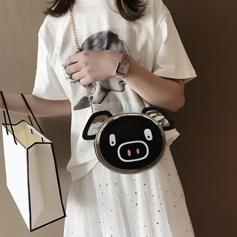 

2019 New Style Japanese Korean Versatile CHILDREN'S Single-shoulder Bag Men And Women Children Outing Bag Cartoon Cute Oblique B