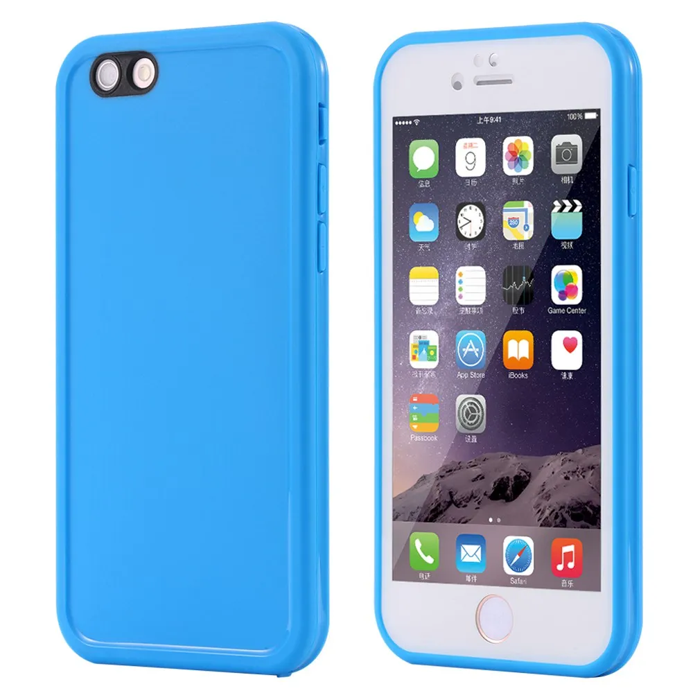 Blue Чехол KISS водонепроницаемый чехол для телефона для iPhone X XS 11 Pro MAX XR 7 8 чехол для подводной фотографии для iPhone 11 6 6s 7 8 Plus чехол - Цвет: Blue