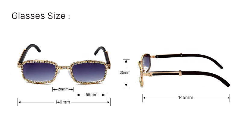 Высококачественные роскошные металлические солнцезащитные очки с бриллиантами, женские новые брендовые дизайнерские Квадратные Солнцезащитные очки для женщин и мужчин, прозрачные очки UV400
