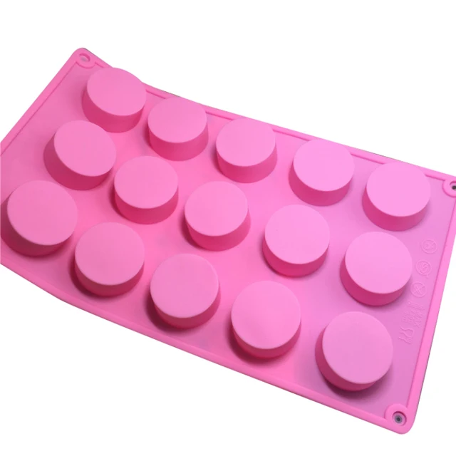 12 Cavity Square Silicone Mold Non-stick Perfect for Cakes Cupcake  Cornbread Muffin Baking Handmade Soap Making Mould BPA Free