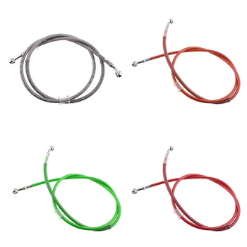 

4pcs 59'' Motorcycle ATV Dirt Bike Brake Oil Pipe Hose Line 10mm Dia