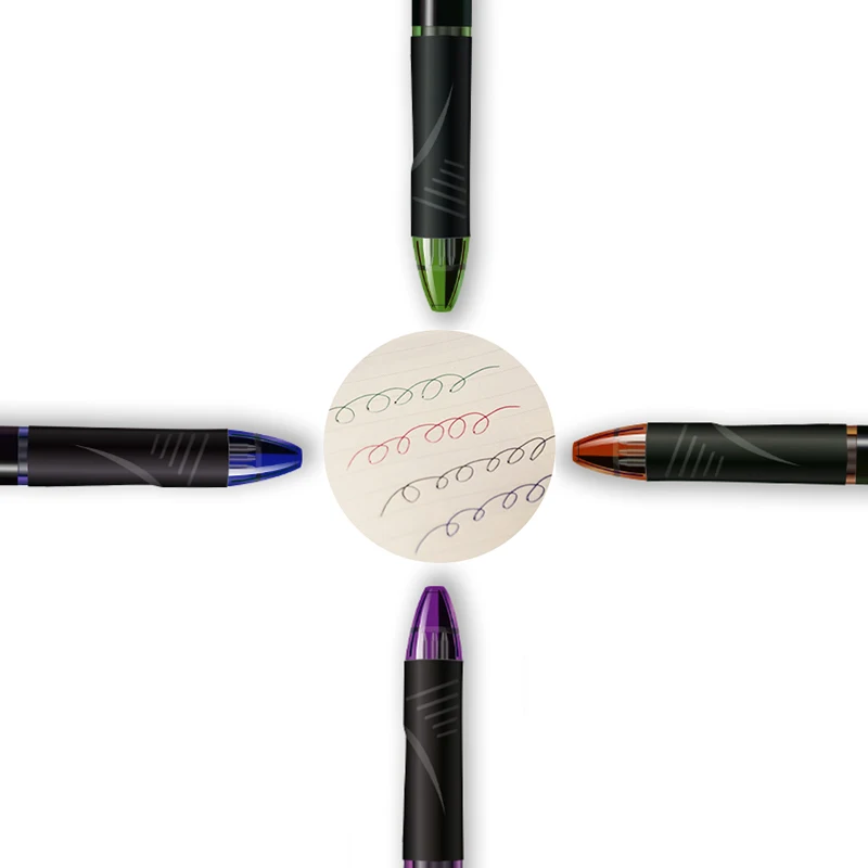 

4-in-1 color ball point pen, including 4 color ball point pens, 4 ballpoint pen refills, Office and School Items