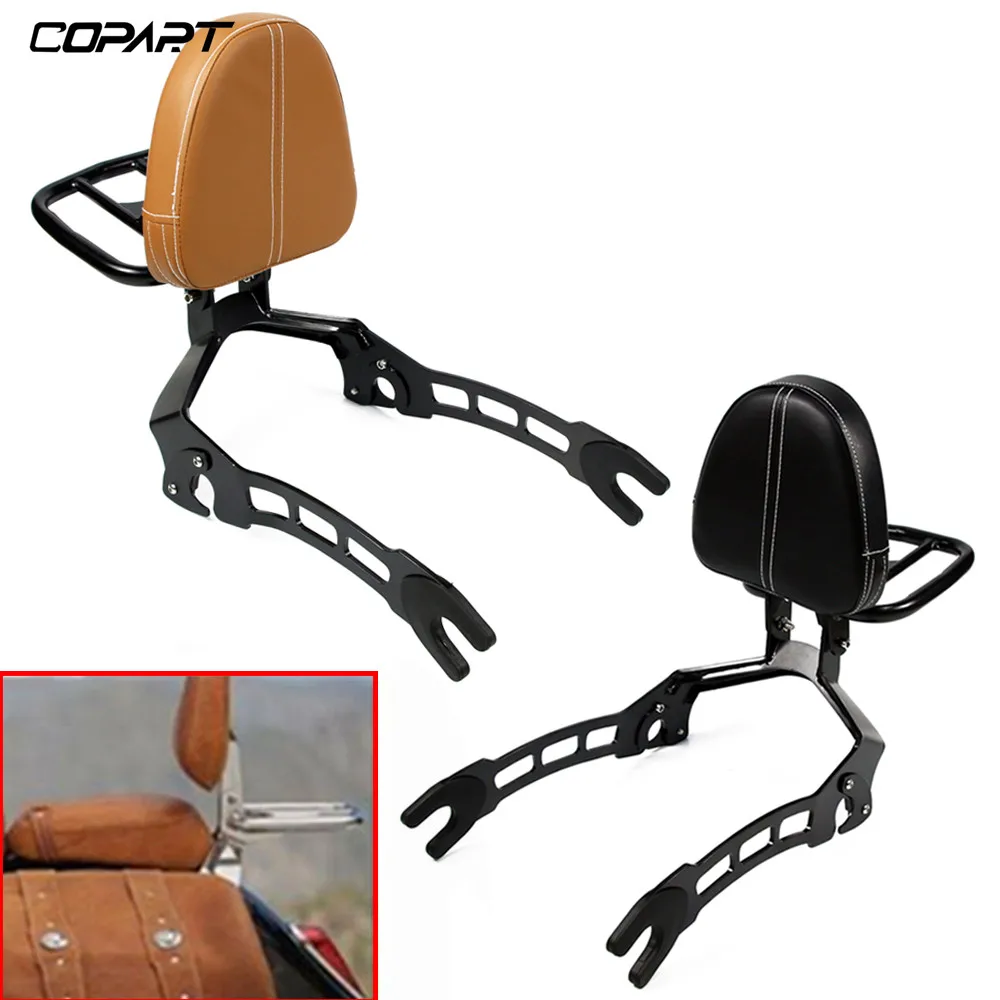 A BAIONE Motorcycle Detachable Passenger Backrest Sissy Bar with Luggage Rack for Indian Scout 15-20 Scout Sixty 2016-2020 