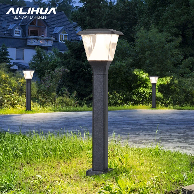 Outdoor waterproof lawn lamp connected to electricity garden lawn lamp modern simple courtyard lamp Villa Park landscape lamp three purpose purified water kitchen faucet modern simple single connected household