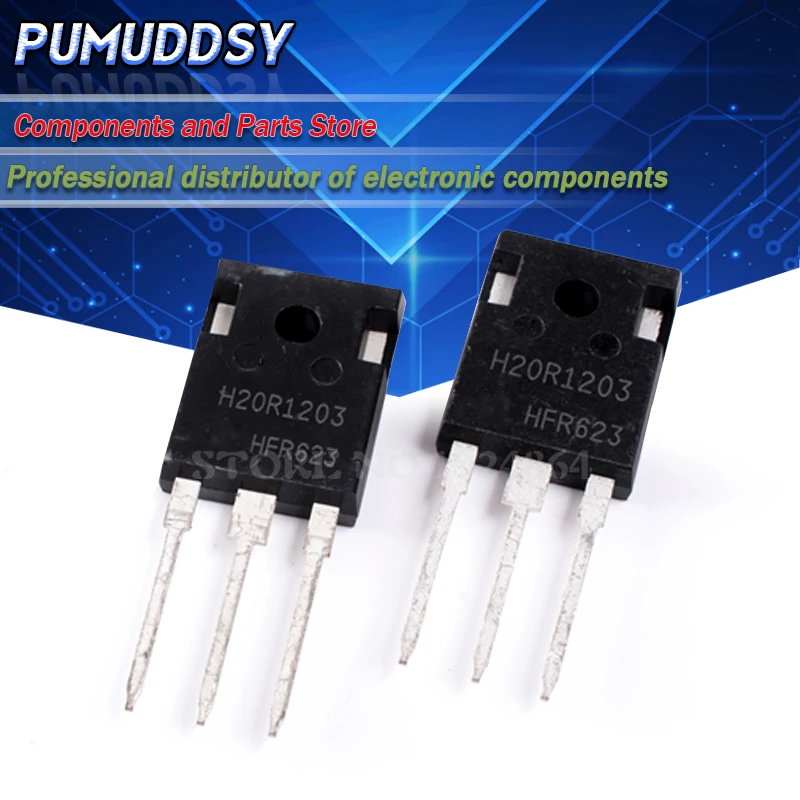 5 шт. H20R1203 TO 247 высокотранзисторные электромагнитные трубки IGBT IC|Интегральные