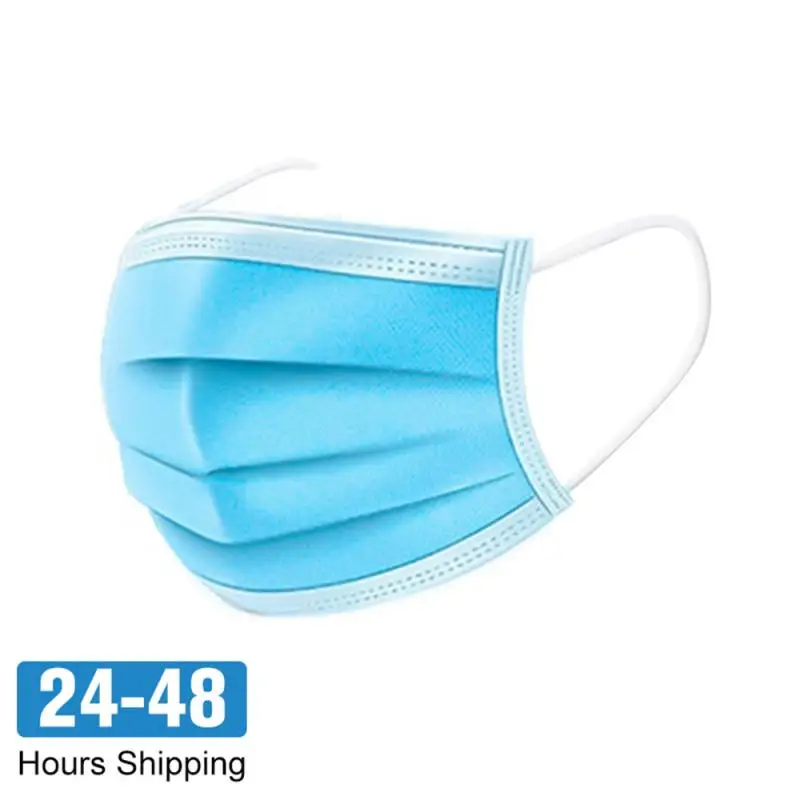 

Disposable Protective Mask 10/50pcs Face Mouth Mask Elastic Ear Loop Breathable Anti-Dust Filter Safety Mask Respirator