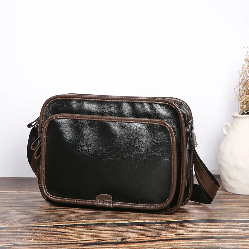

Korean-style MEN'S Single-shoulder Bag Business Small Shoulder Bag iPad Trend Backpack File Bag Simple Leisure Bag New Style