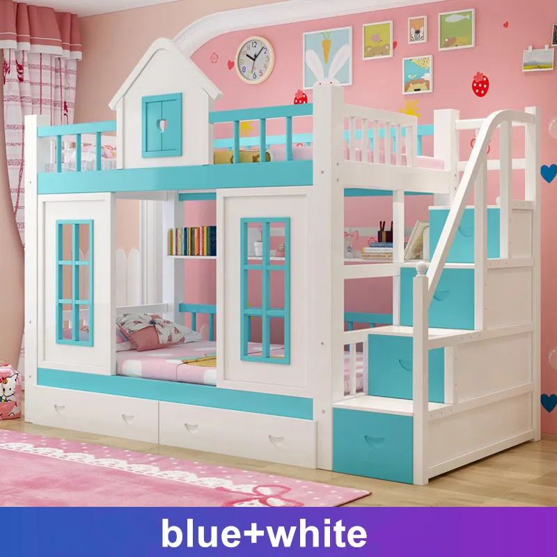 Foshan Modern Oak Wood Children 3 Foors Bed With Stairs Bunk Beds Kids Bedroom Furniture Sets For Boys Girls Beds Aliexpress