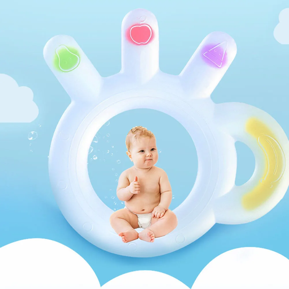 Мягкая силиконовая Игрушка-прорезыватель для зубов, не токсичная соска