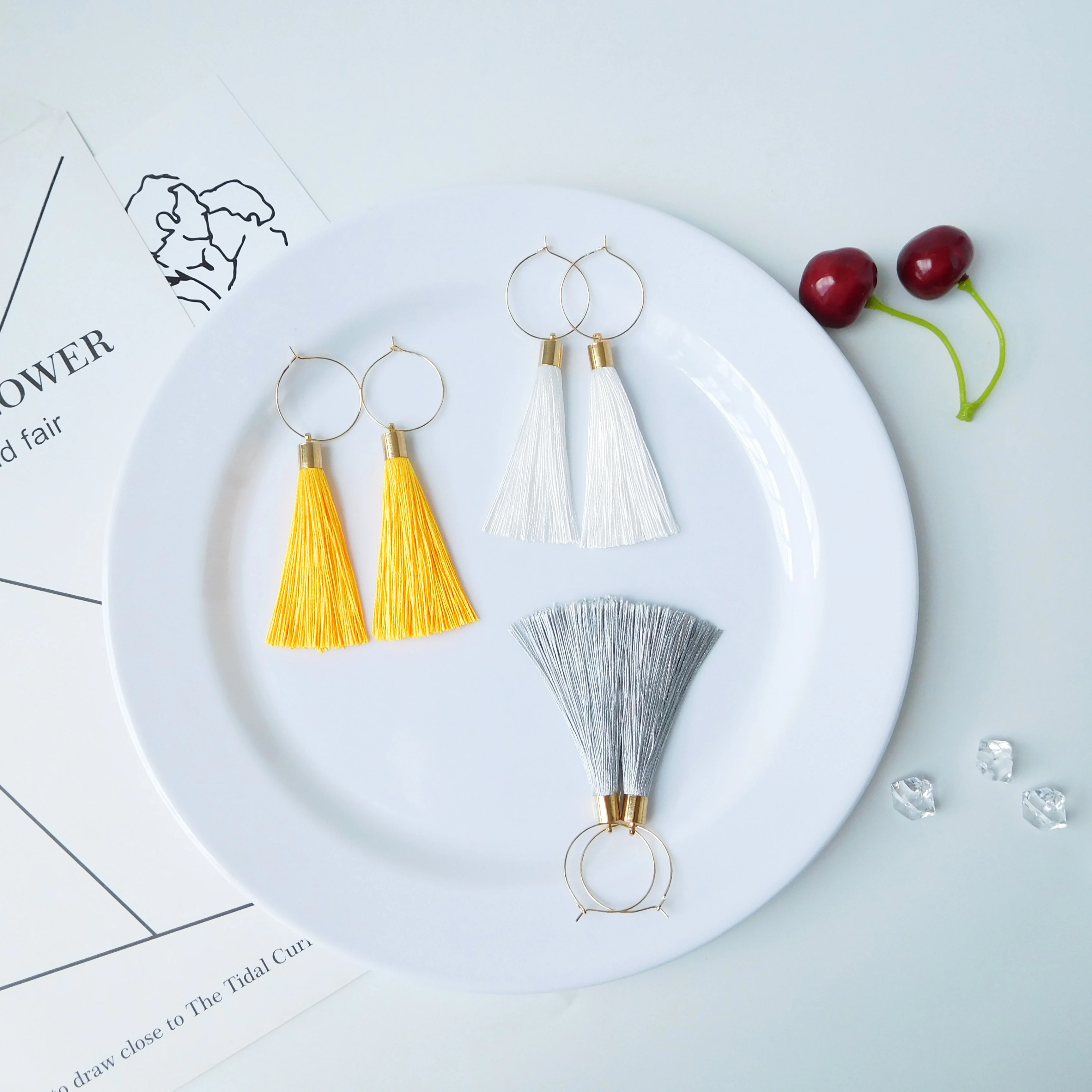 Новинка 2020 Лидер продаж богемные европейские и американские серьги ручной