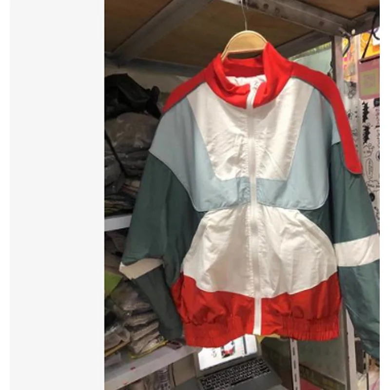 

Have Real Object Figure Baseball Uniform Women's Spring And Autumn 2019 Trend Line Sports Jackets Students Loose-Fit BF Casual W