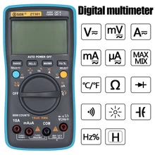 

BSIDE ZT301 Digital Multimeter 8000 Counts Multifunction AC/DC Voltage Temperature Capacitance Tester Portable Voltage Meter