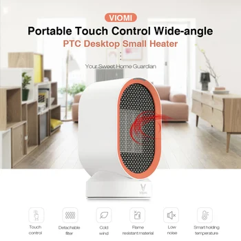 

Viomi Mini Portable Electric Heater Fan Heater Desktop Hot/Cold Wind Model Desktop Warmer Machine Winter Home Office