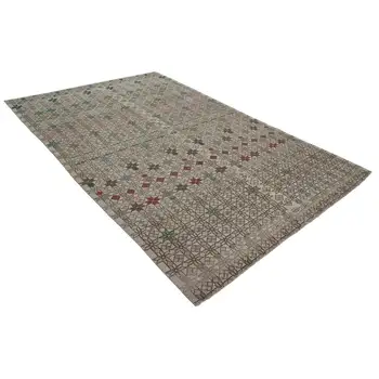 

181x281 Cm Multicolor Handmade Bohemian Rug-6x9 Ft