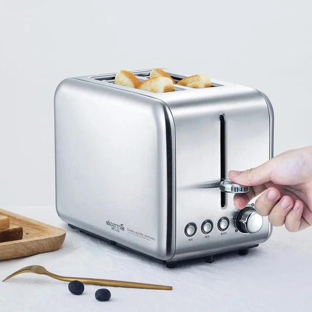 LAST ONE Deerma Bread Electric Toaster Baking Machine Household Automatic Breakfast Toast Sandwich Maker Reheat Kitchen Grilll 6