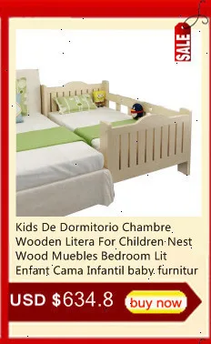 Детская кроватка «мобиля» Yatak Cocuk Yataklari Litera Infantiles Wood Cama Infantil Lit Enfant Muebles мебель для спальни детская кровать