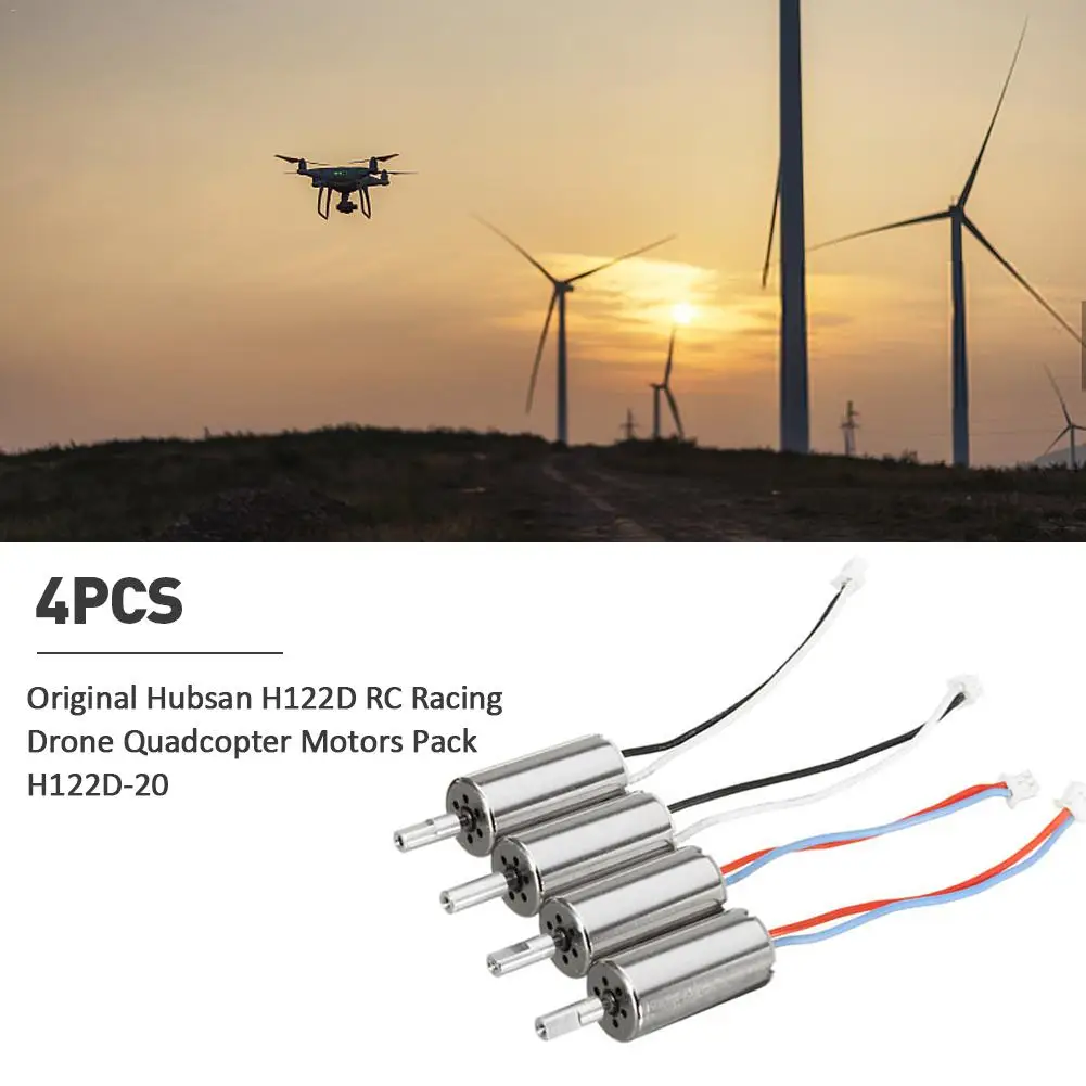 4 шт. Hubsan H122D X4 запасные части H122D-20 двигатели для Hubsan H122D X4 RC гоночный Дрон Квадрокоптер ZK30