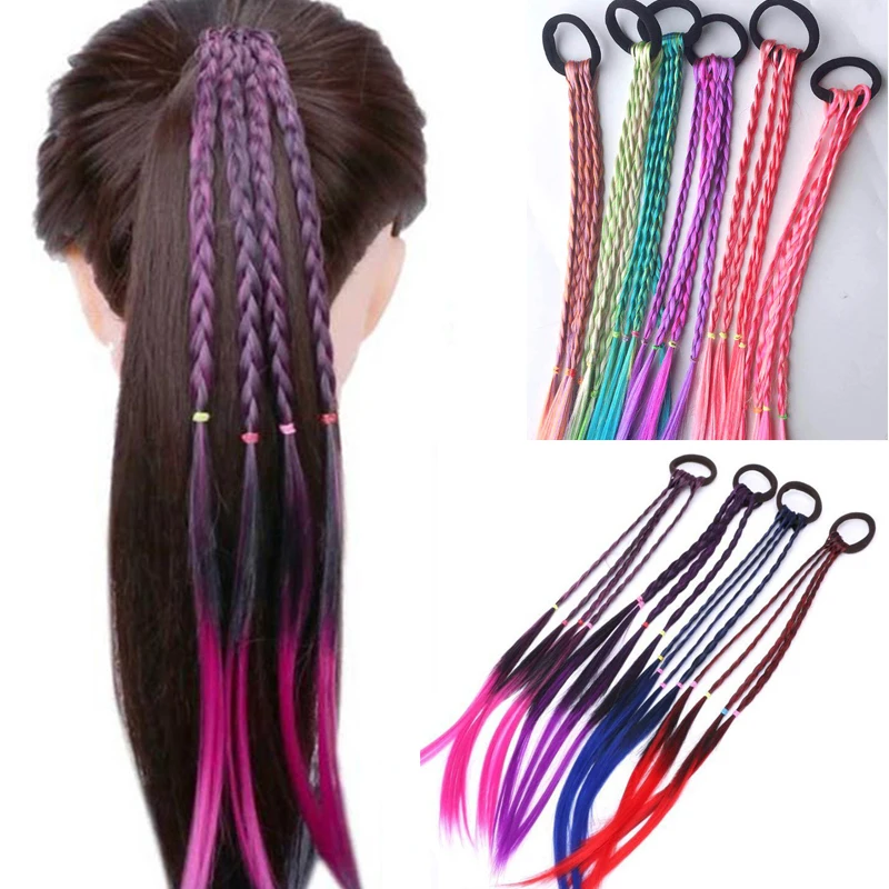 Новый ободок для девочек плетеная тесьма простая Резиновая лента аксессуары