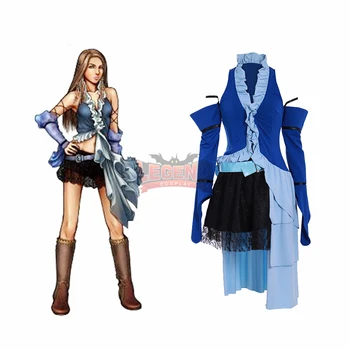 

Final Fantasy Yuna Cosplay adult costume Custom Made halloween costume dress skirt