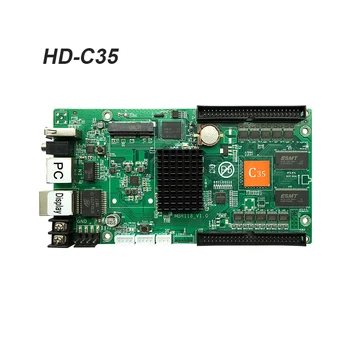 

Huidu HD-C35 HD C35C asynchronous large full color led display control card optional add Wi-Fi for led strip display