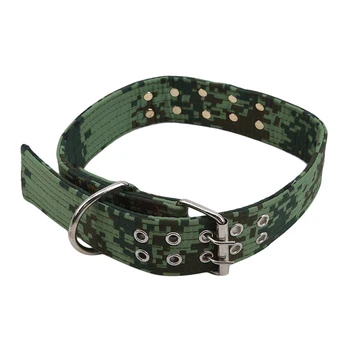 

1Pc Camouflage Canvas Material Pet Dog Collar Woods Training Camouflage For Medium Large Dogs Seat Belt Accessories Lead