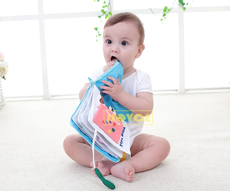 

Bear Good Night English Cloth Book Educational Toy Babies' Cloth Book Baby Pajama Cloth Book