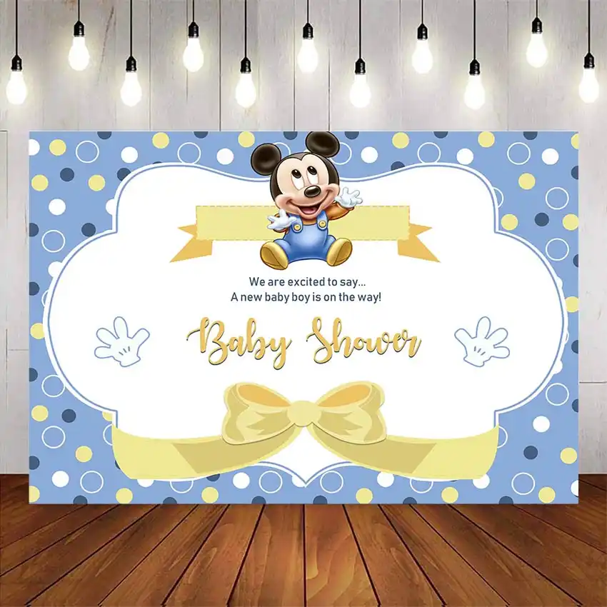 mickey baby shower
