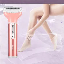 Manooby безболезненный триммер для всего лица и тела, триммер для бровей, Европейский адаптер, аксессуары, профессиональный женский эпилятор, 4 в 1, Женская бритва