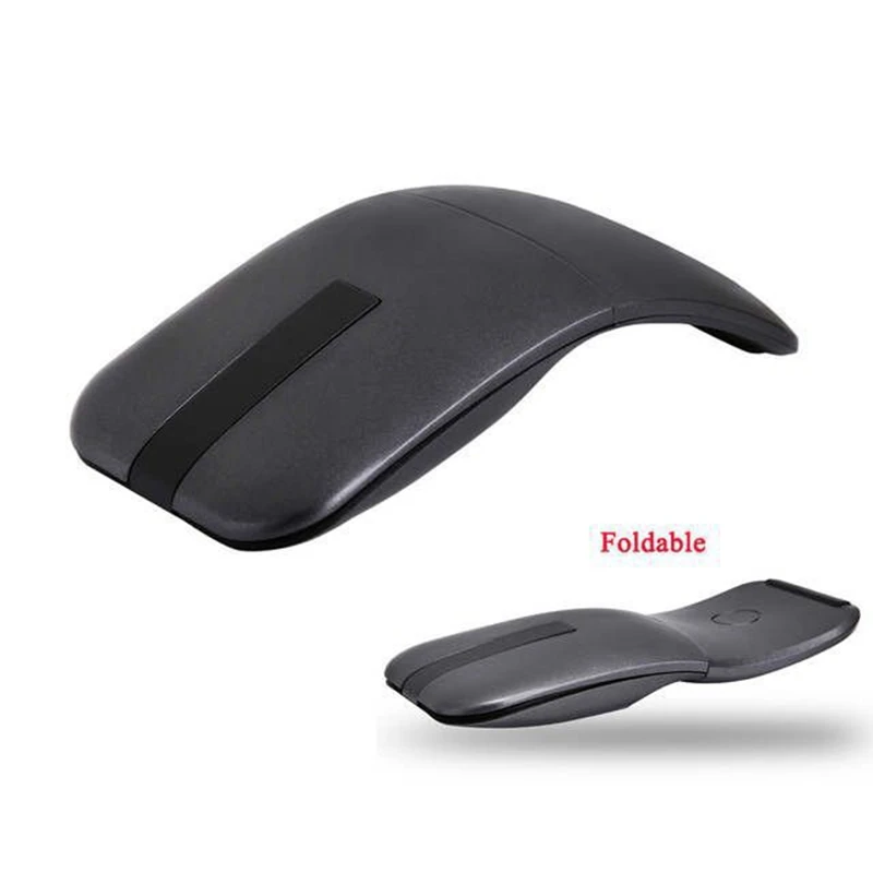 2.4G Wireless Portable Mouse Rotatable Mouse Folding Optical Mice with USB Receiver for Home/Office/Travel