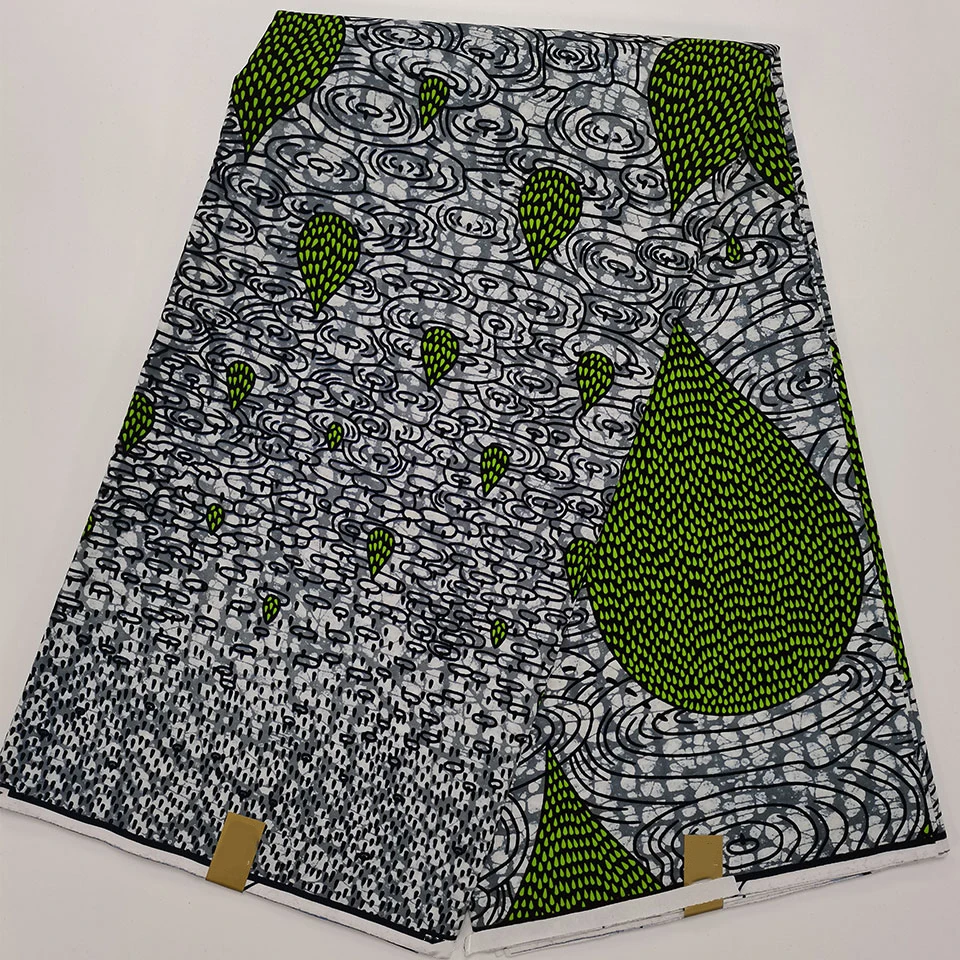 6 Yards Mitex Wax Print/ African Fabrics Kitenge/Pagnes/Tissues Africain/ Lapa/Chitenge HS-169 | Дом и сад