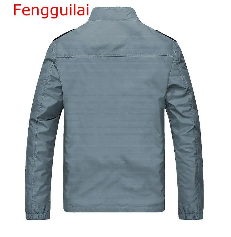 Fengguilai Mens Brand Clothing 2019 Autumn Jackets Winter Mens Coats Slim Trench Male Windbreaker Casual Outerwear 5