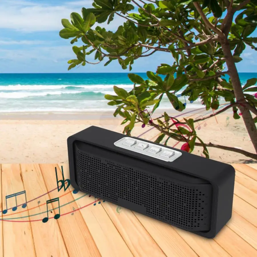 Саундбар Портативный HIFI беспроводной стерео бас Bluetooth 5,0 динамик со встроенным микрофоном для iOS/Android/Windows bluetooth динамик