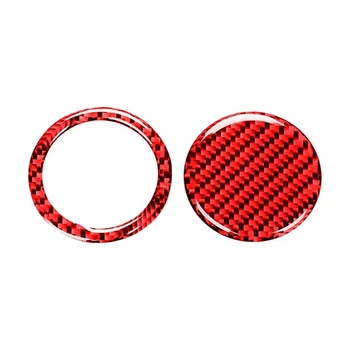 

for Subaru BRZ Toyota 86 Carbon Fiber One-Key Start Ring Button Ignition Switch Sticker Car Interior